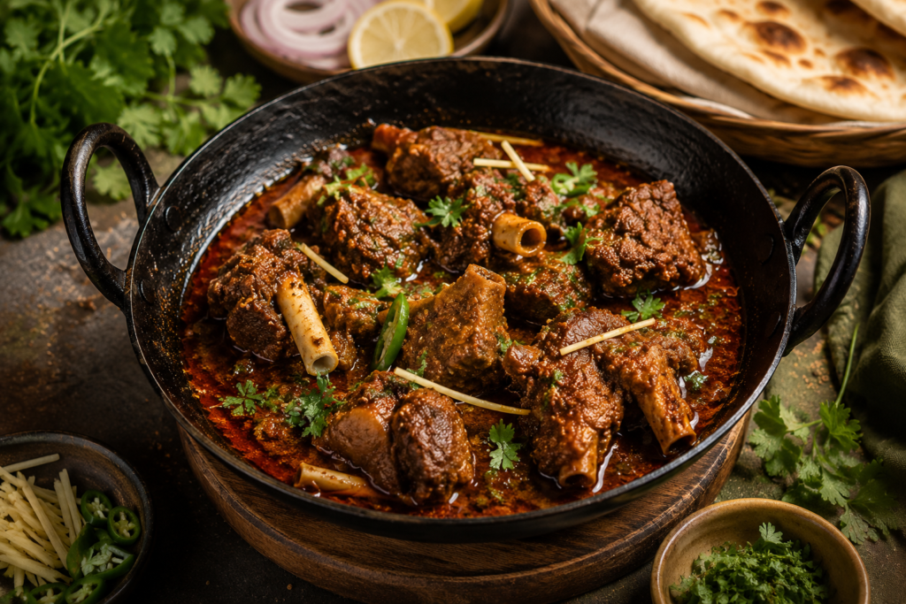 What is dumba karahi - traditional Pakistani dish made from fat-tailed sheep meat